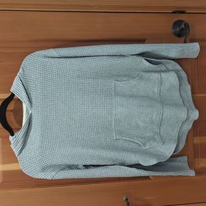 UpWest Gray waffle hoodie pullover